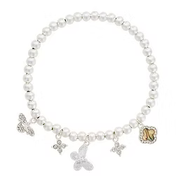 Crystal Spring Charms Bracelet