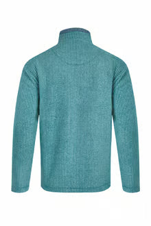 Newark 1/4 Zip Grid Fleece Leaf Green
