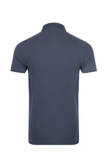 Miles Pique Polo Shirt Navy