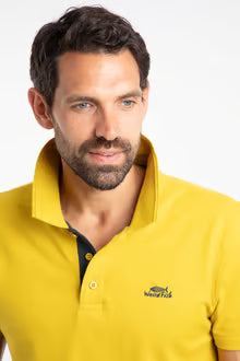 Miles Pique Polo Shirt Antique Moss