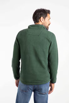 Errill 1/4 Zip Textured Fleece Shaded Spruce