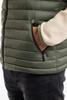 Langtree Lightweight Showerproof Padded Gilet Deep Lichen Green