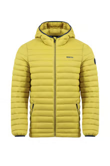 Flete Lightweight Showerproof Padded Hooded Jacket Antique Moss
