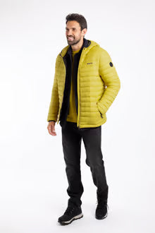 Flete Lightweight Showerproof Padded Hooded Jacket Antique Moss
