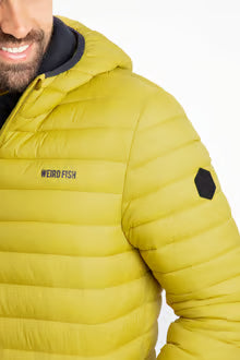 Flete Lightweight Showerproof Padded Hooded Jacket Antique Moss