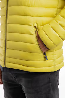 Flete Lightweight Showerproof Padded Hooded Jacket Antique Moss