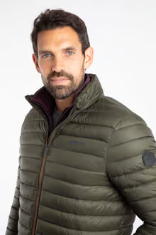 Crantock Lightweight Showerproof Padded Jacket Anthracite