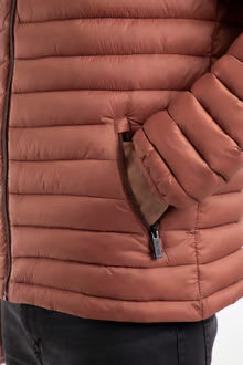 Crantock Lightweight Showerproof Padded Jacket Conker