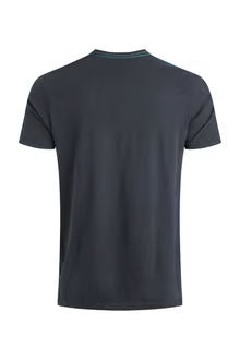 Aspect Mountains Front Print Graphic T-Shirt Black