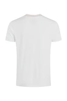 Aspect Mountains Front Print Graphic T-Shirt Dusty White