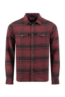 Bosco Check Over Shirt Garnet