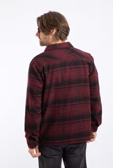 Bosco Check Over Shirt Garnet