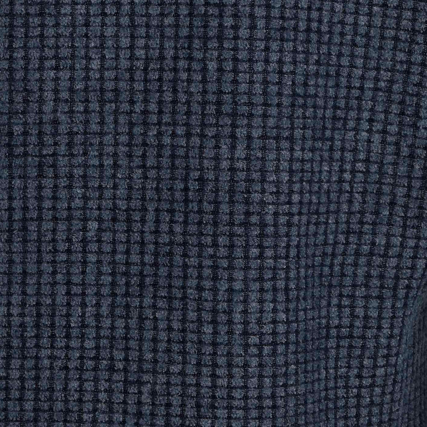 Ariana Full Zip Grid Fleece - Rich Navy