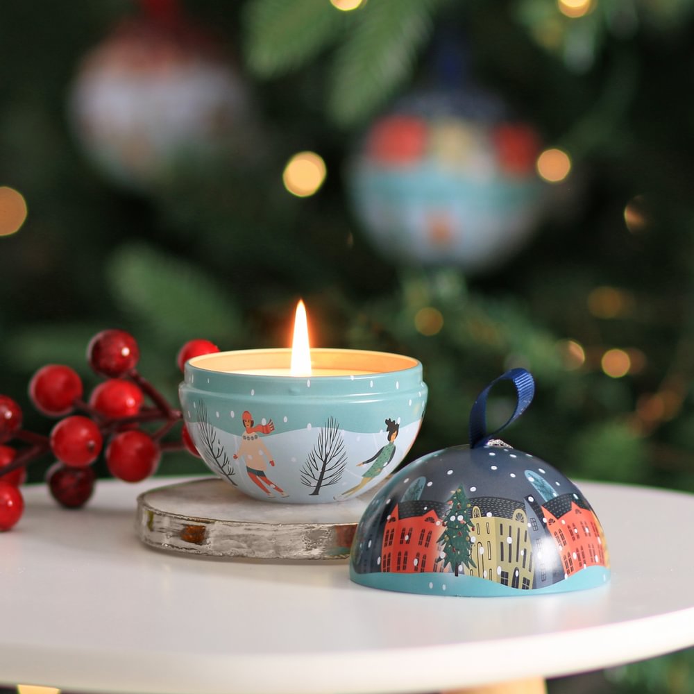 Festive Tinned Candle