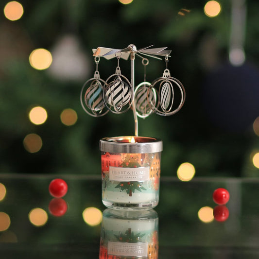 Candle & Carousel Gift - Christmas Tree