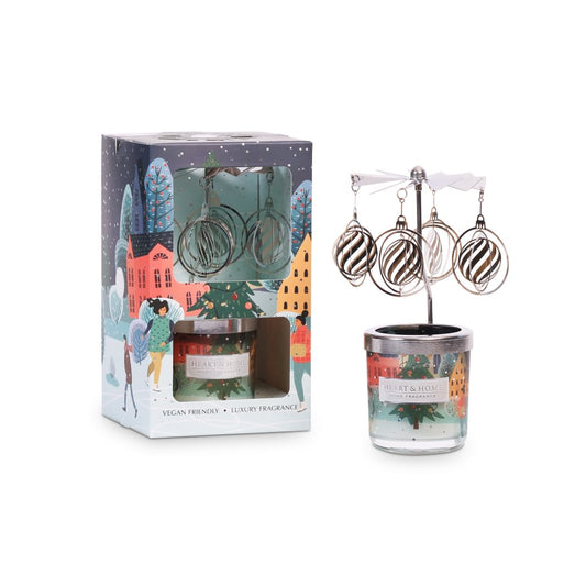 Candle & Carousel Gift - Christmas Tree