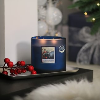 Festive Twin Wick Candle
