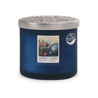 Festive Twin Wick Candle