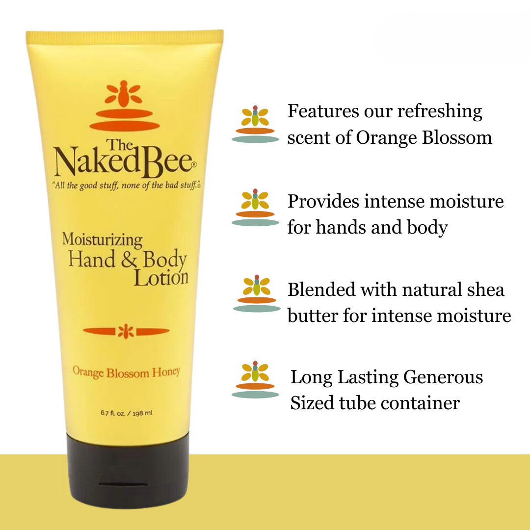 The Naked Bee - Orange Blossom Honey - Hand & Body Lotion 6.7oz