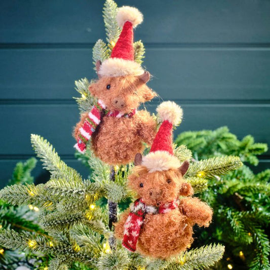 Highland Cow Plush Hangers