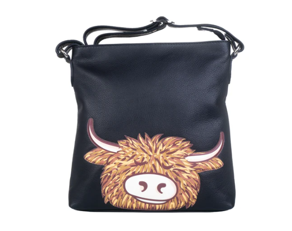 Bella's Head Cross Body Bag - Black