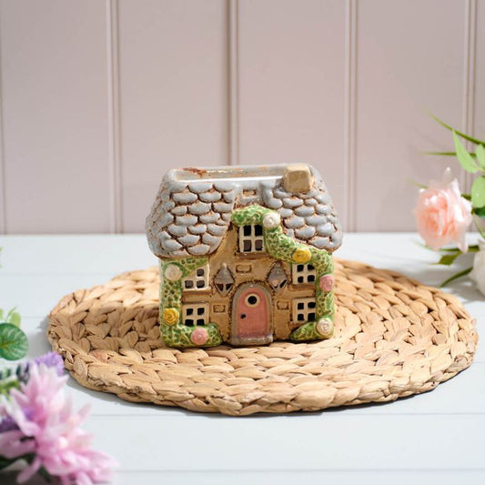 Cottage Garden Wax Burner - Brown