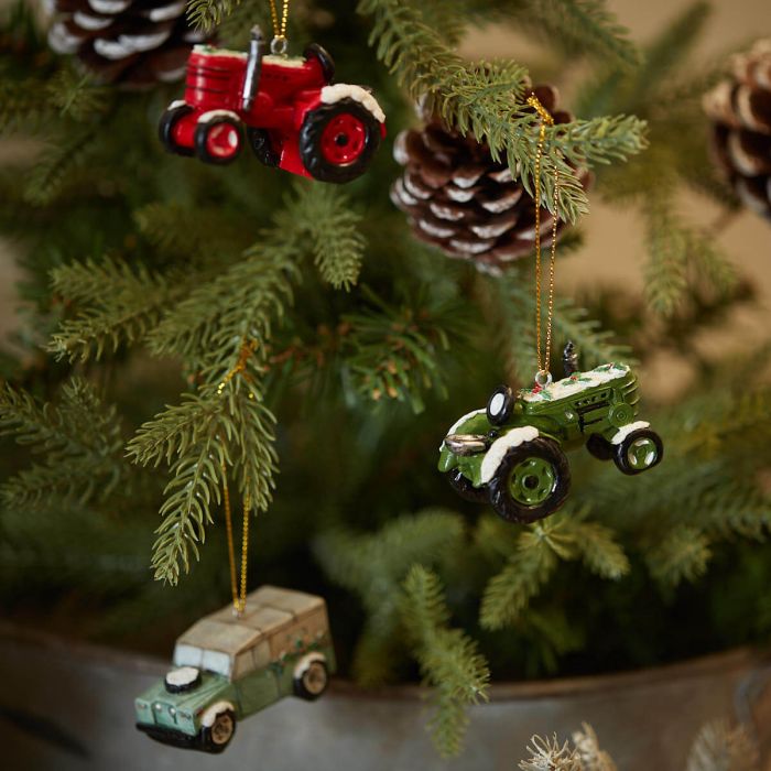 Christmas Farm Vehicle Hanger