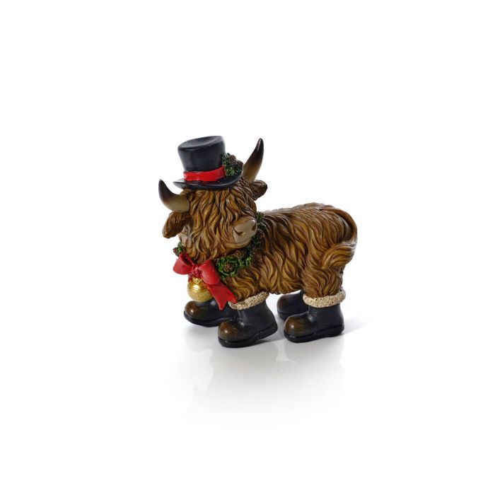 Christmas Highland Cow Ornament