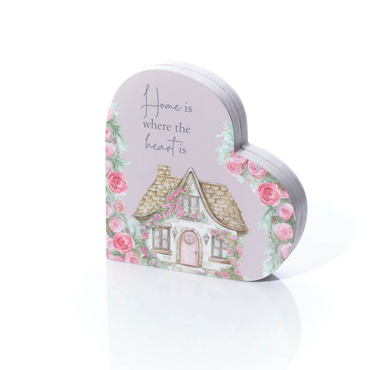 Cottage Garden Wooden Home Heart