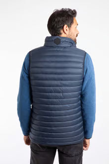 Langtree Lightweight Showerproof Padded Gilet Navy