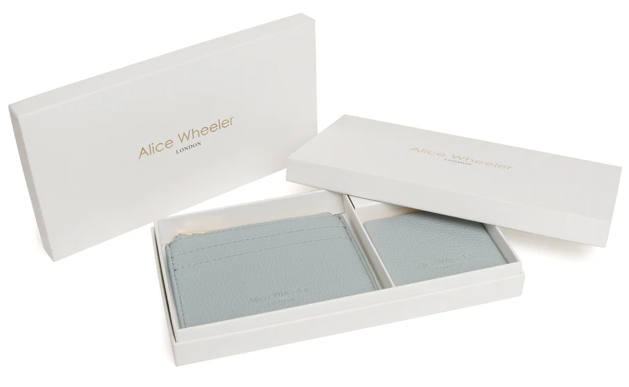 Purse & Mirror Compact Gift Set - Duck Egg