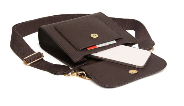 Chocolate - Bloomsbury Crossbody Bag