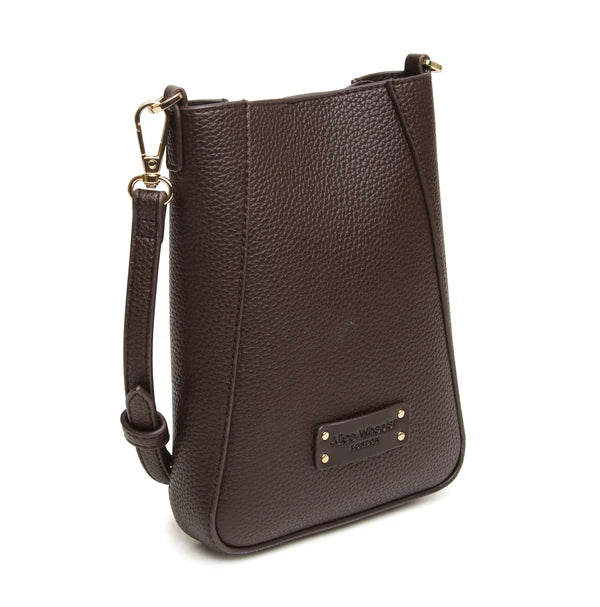 Chocolate - Kensington Phone Crossbody Bag