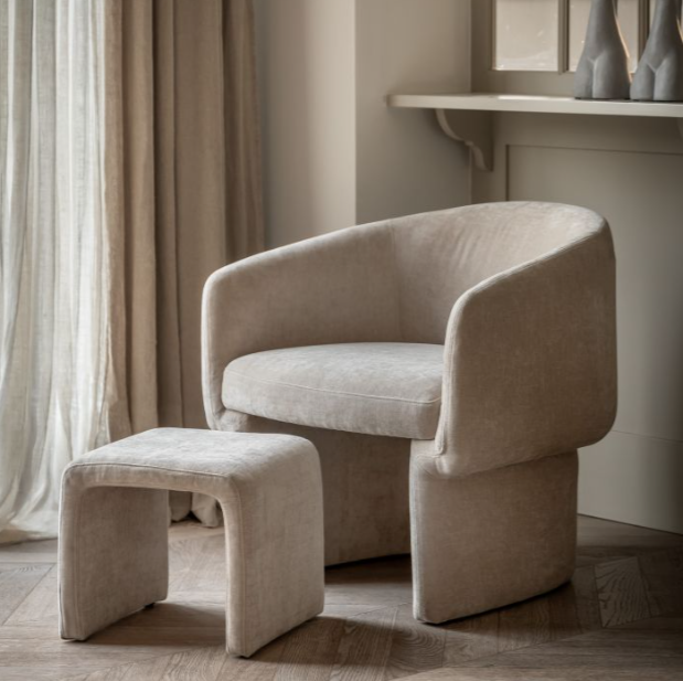 Arizona Armchair & Foot Stool