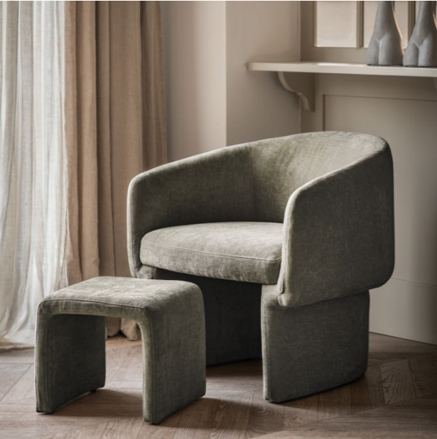 Arizona Armchair & Foot Stool