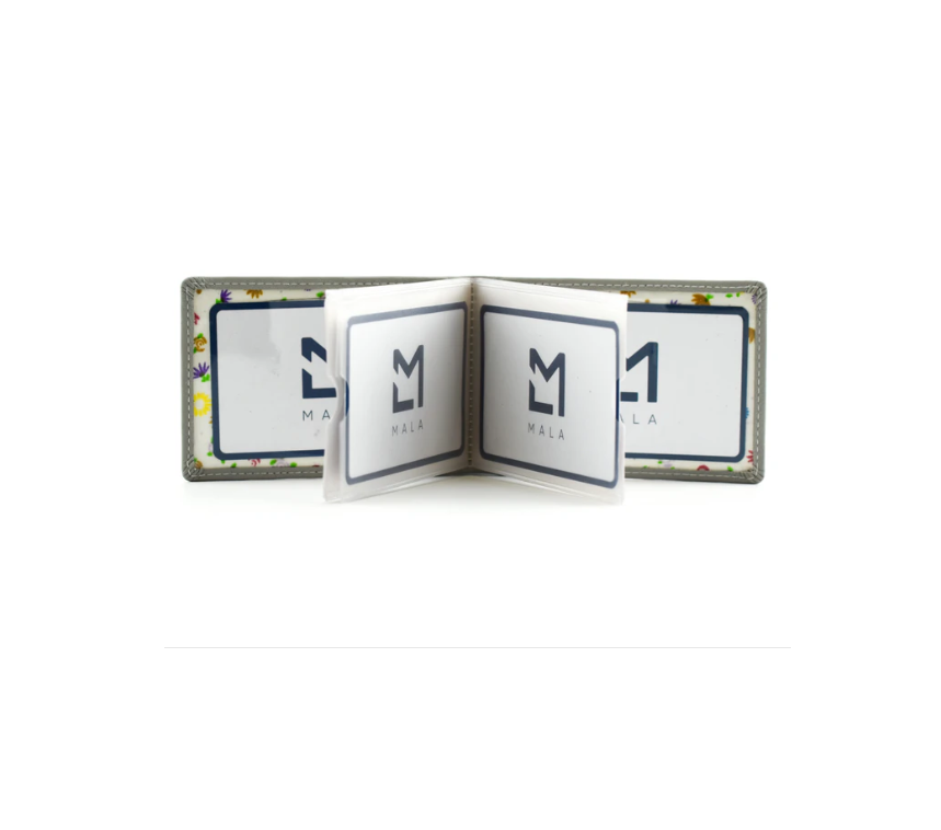 Bella ID and Card Holder - Grey