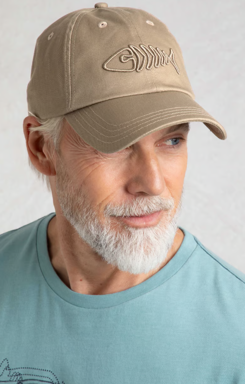 Bude Branded Twill Cap - Stone