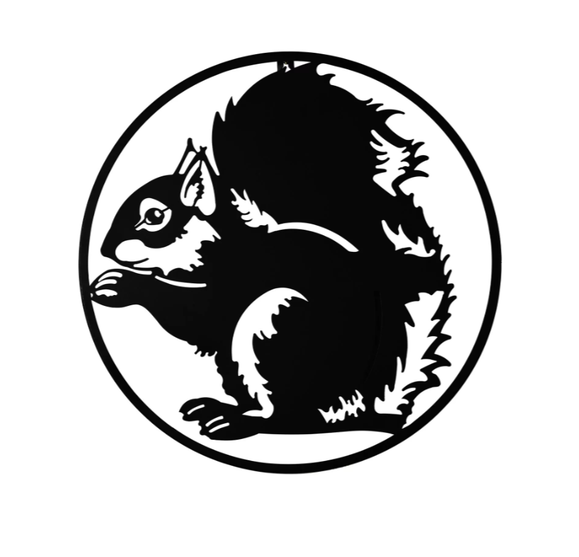 Squirrel Wall Art 40cm