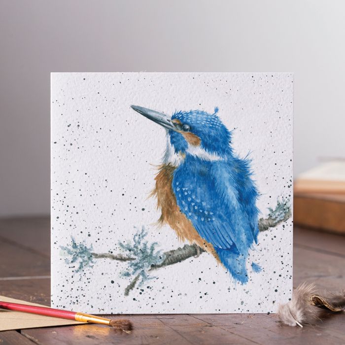 King Of The River Kingfisher Card