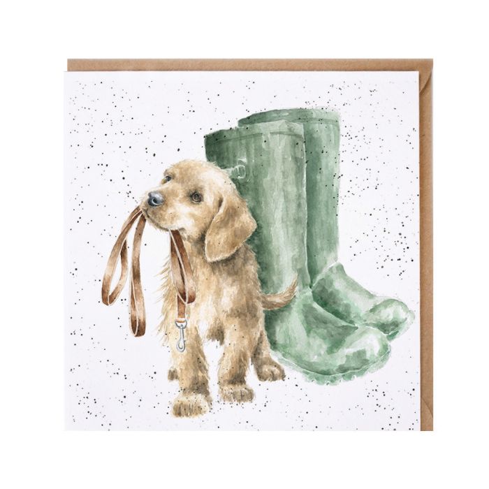 Hopeful Labrador Card