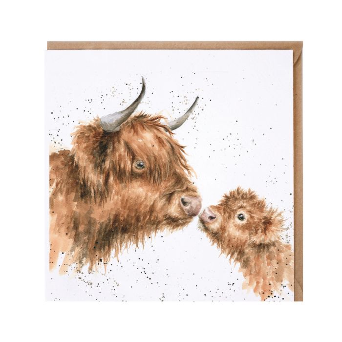 Gentle One Highland Cow Card