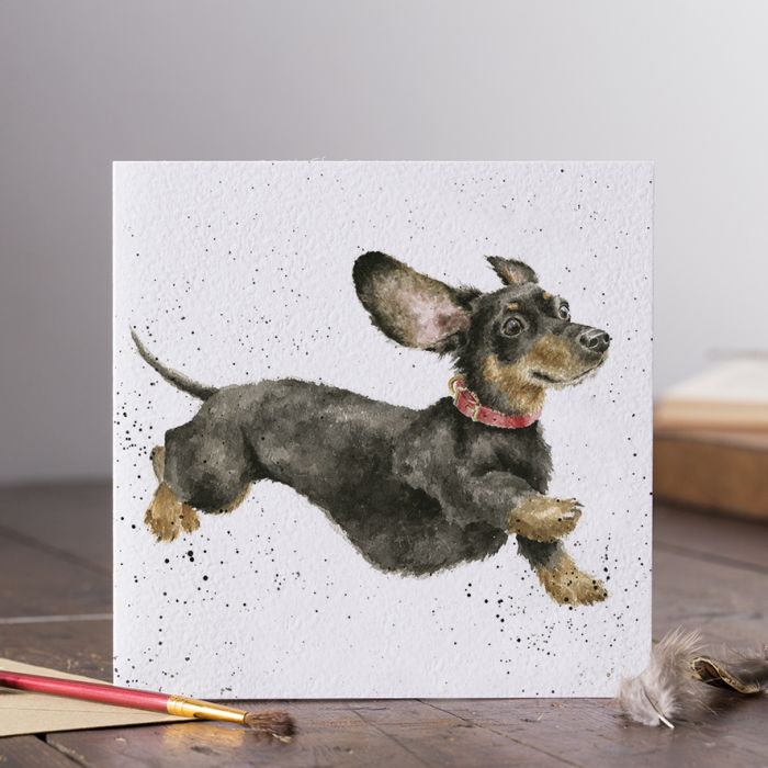 That Friday Feeling Dachshund Card