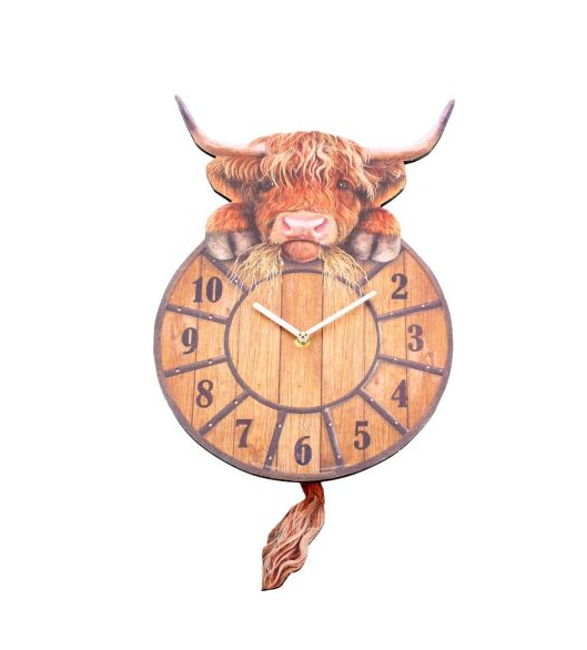 Highland Tickin' Clock