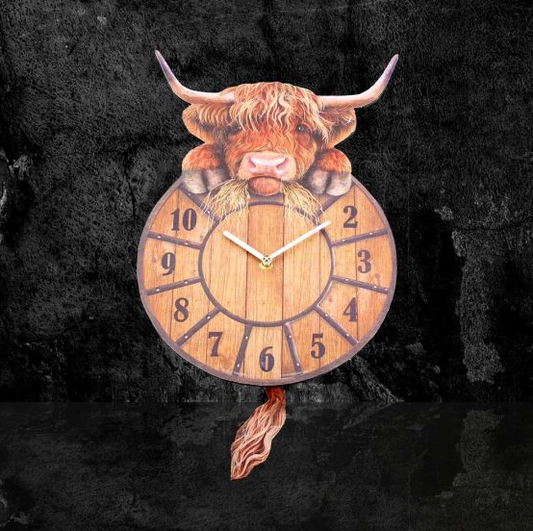 Highland Tickin' Clock