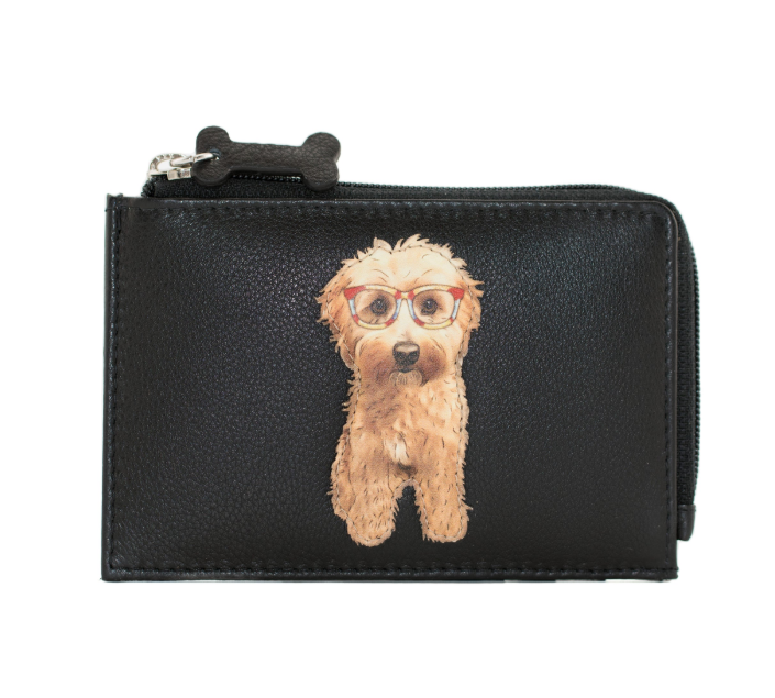 Coco's Glasses Card & Coin Purse - Balck