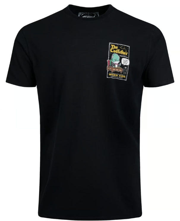 Codfather Back Print Artist T-Shirt - Black