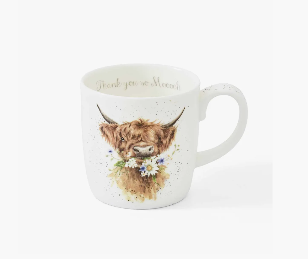 Highland Cow Large Mug (Thank You)