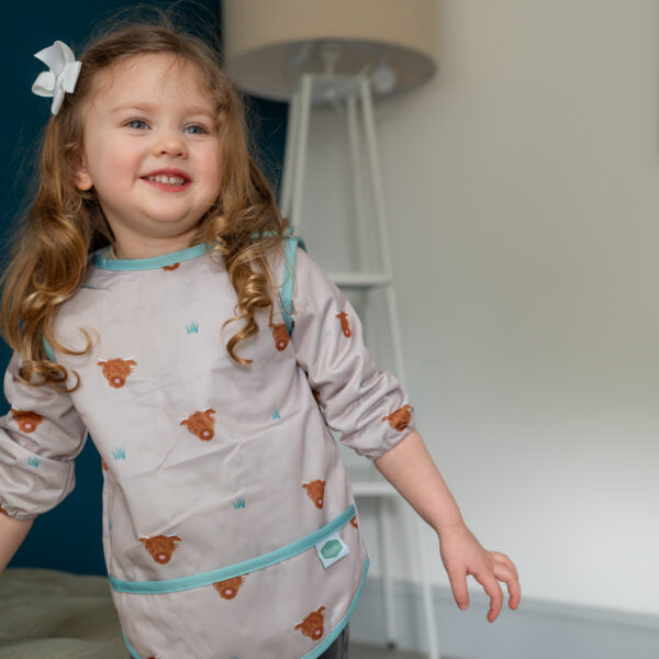 Highland Cow Coverall Bib