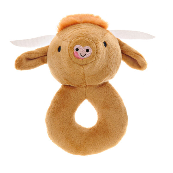 Plush Highland Cow Rattle