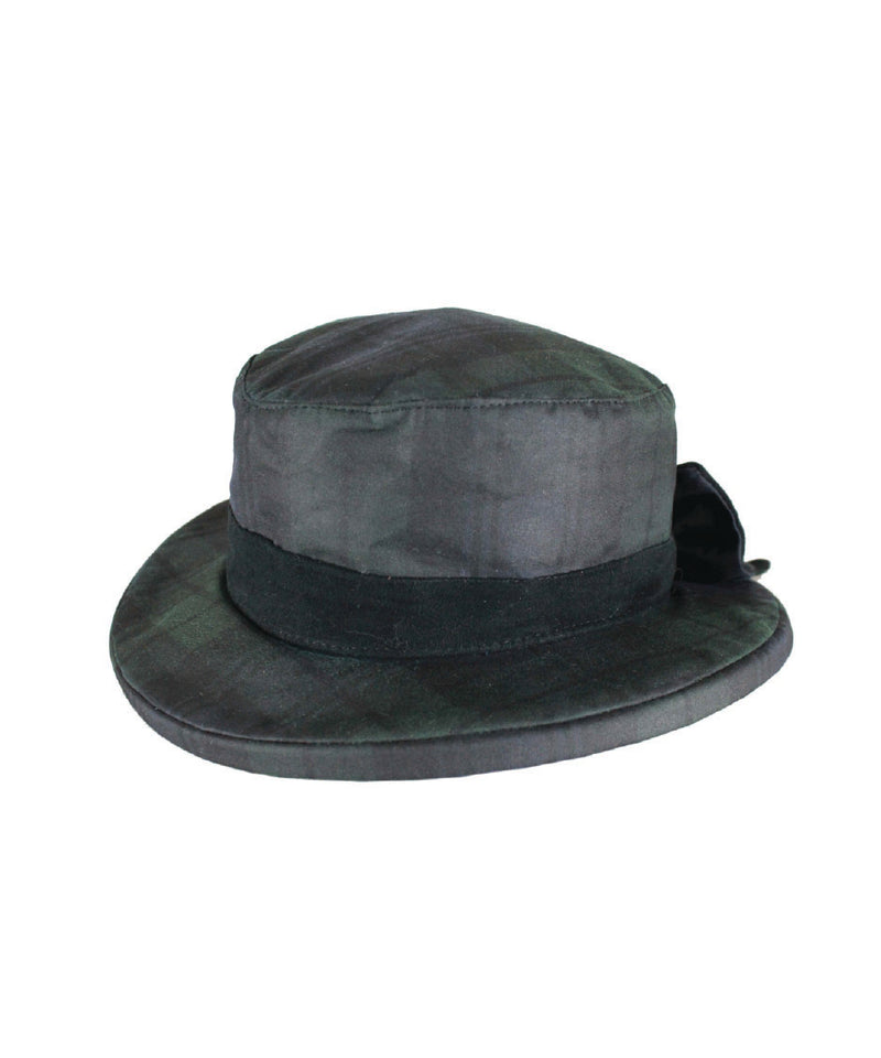 Thelma Tartan Wax Hat - Blackwatch